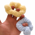 PomPom Soft Hair Scrunchie(Pack of 4)