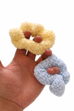 PomPom Soft Hair Scrunchie(Pack of 4)