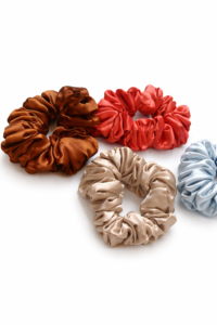 Smooth Satin Hair Scrunchie(pack of 4)